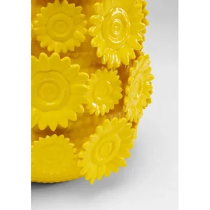 Best KARE Design Vase Sunflowers Yellow 30cm