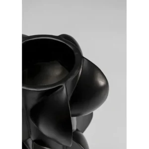 Clearance KARE Design Vase Viento Black 35cm