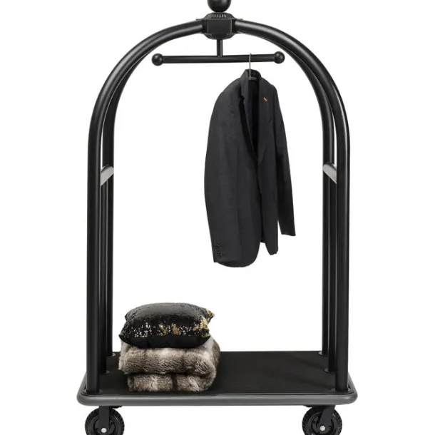 vip_baggage_trolley_vegas_0.webp Clearance KARE Design VIP Baggage Trolley Vegas Matt Black