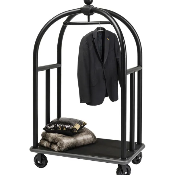 vip_baggage_trolley_vegas_5.webp Clearance KARE Design VIP Baggage Trolley Vegas Matt Black