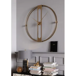 Sale KARE Design Wall Clock Clip Gold Ø107cm