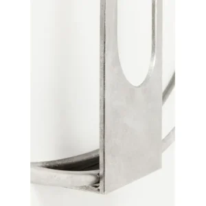 Outlet KARE Design Wall Clock Clip Silver Ø60cm