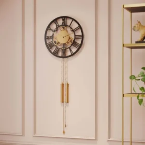 Clearance KARE Design Wall Clock Clockwork 126x46cm