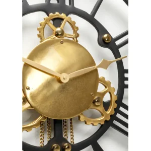 Clearance KARE Design Wall Clock Clockwork 126x46cm