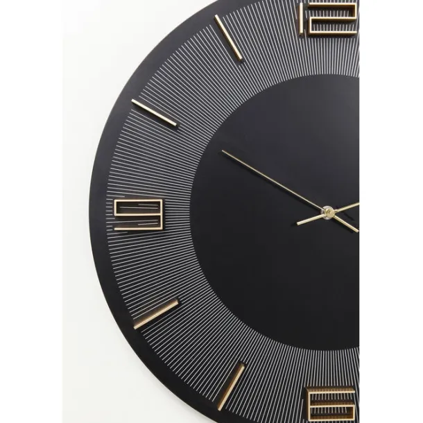 wall_clock_leonardo_black_6.webp Online KARE Design Wall Clock Leonardo Black/Gold Ø49cm