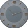 Outlet KARE Design Wall Clock Leonardo Grey/Gold Ø49cm