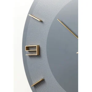 Outlet KARE Design Wall Clock Leonardo Grey/Gold Ø49cm