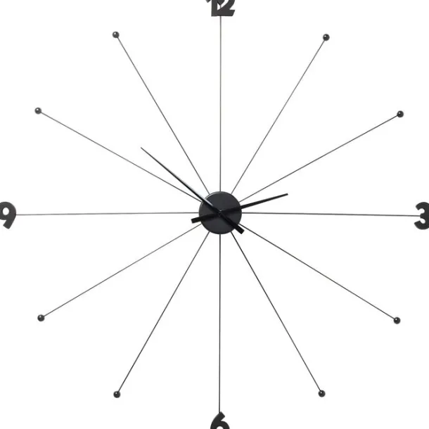 wall_clock_like_umbrella__0-1.webp Discount KARE Design Wall Clock Like Umbrella Black