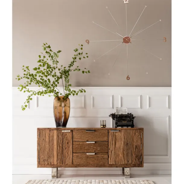 wall_clock_like_umbrella__1-3.webp Clearance KARE Design Wall Clock Like Umbrella Rose Gold