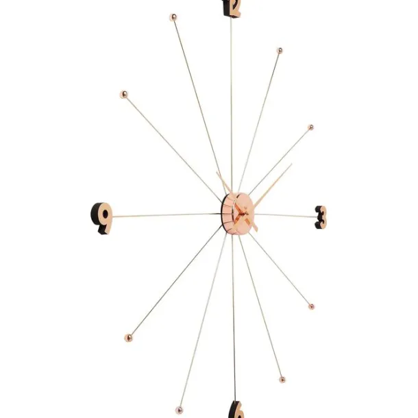 wall_clock_like_umbrella__2-3.webp Clearance KARE Design Wall Clock Like Umbrella Rose Gold