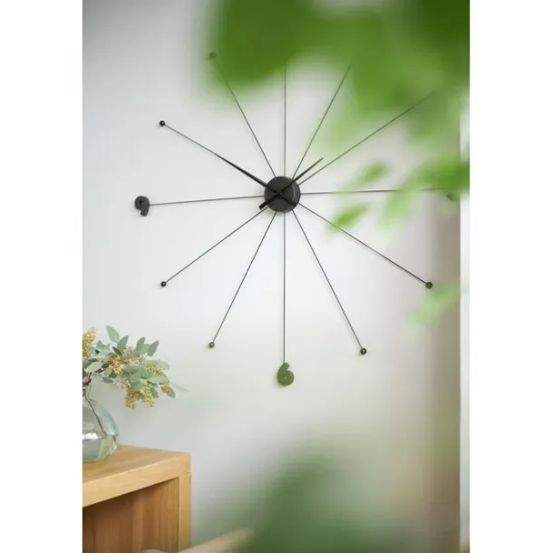 wall_clock_like_umbrella__3-1.webp Discount KARE Design Wall Clock Like Umbrella Black