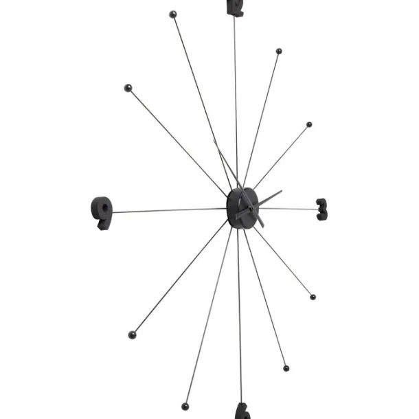 wall_clock_like_umbrella__4-1.webp Discount KARE Design Wall Clock Like Umbrella Black