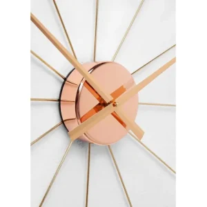 Clearance KARE Design Wall Clock Like Umbrella Rose Gold