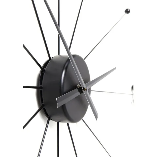 wall_clock_like_umbrella__6-1.webp Discount KARE Design Wall Clock Like Umbrella Black