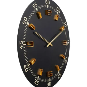 Outlet KARE Design Wall Clock Milk Bar Black  Ø60cm