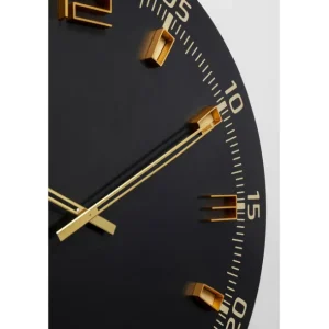 Outlet KARE Design Wall Clock Milk Bar Black  Ø60cm