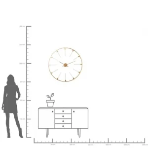 New KARE Design Wall Clock Visible Sticks Ø92cm