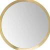 Clearance KARE Design Wall Mirror Arezzo Brass Ø100cm