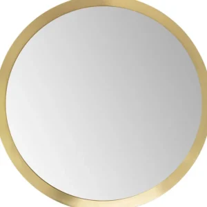 Clearance KARE Design Wall Mirror Arezzo Brass Ø100cm