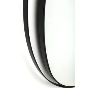 Online KARE Design Wall Mirror Bonita Black Ø80cm