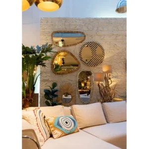 Sale KARE Design Wall Mirror Bora Bora 65x77cm