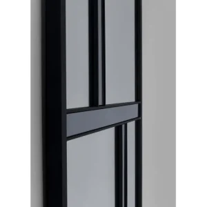 Online KARE Design Wall Mirror Brick Black 71x182cm