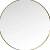 Sale KARE Design Wall Mirror Curve Brass Ø100cm
