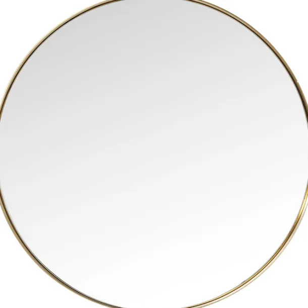 wall_mirror_curve_brass_c_0.webp Sale KARE Design Wall Mirror Curve Brass Ø100cm