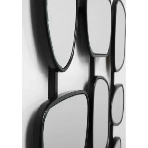 Best KARE Design Wall Mirror Nastro Black 80x114cm