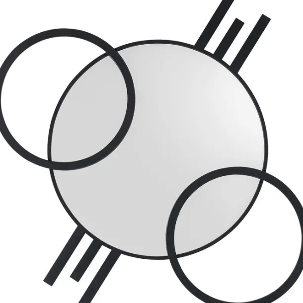 wall_mirror_triple_circle_0.webp Clearance KARE Design Wall Mirror Triple Circle 124x119cm