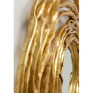 Best KARE Design Wall Mirror Twiggy Gold Ø121cm