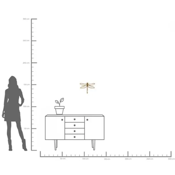 wall_object_dragonfly_mir_4.webp Clearance KARE Design Wall Object Dragonfly Mirror 27x35cm