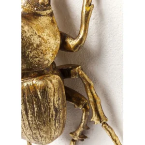 Hot KARE Design Wall Object Herkules Beetle Gold