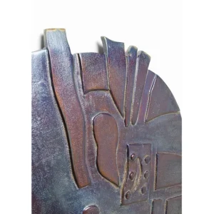 New KARE Design Wall Object Kala Antique Anthracite Ø45cm