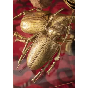 Best KARE Design Wall Object Longicorn Beetle Gold