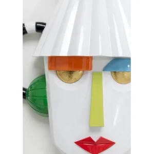 Best KARE Design Wall Object Mesquerade White 37x41cm