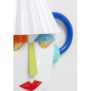 Best KARE Design Wall Object Mesquerade White 37x41cm