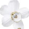 Clearance KARE Design Wall Object Orchid White 24x25cm