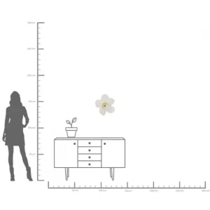 Online KARE Design Wall Object Orchid White 44