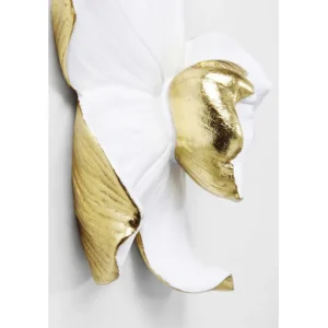Clearance KARE Design Wall Object Orchid White 24x25cm