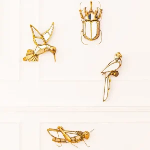 Online KARE Design Wall Object Parrot Mirror 15x43cm