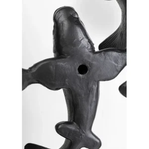 Outlet KARE Design Wall Object School of Koi Black Ø160cm