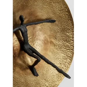 Clearance KARE Design Wall Object Umano Brass Ø59cm