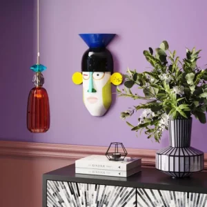 Best KARE Design Wall Object Wink Black 28x48cm
