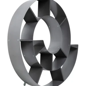 Outlet KARE Design Wall Shelf Snail silver-grey