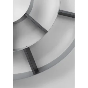 Outlet KARE Design Wall Shelf Snail silver-grey