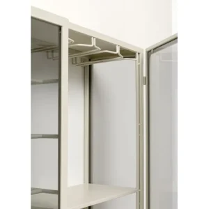 Best KARE Design Wall Wine Shelf Porto Greige 75x80cm