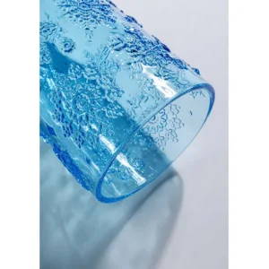 Online KARE Design Water Glass Ice Flowers Blue