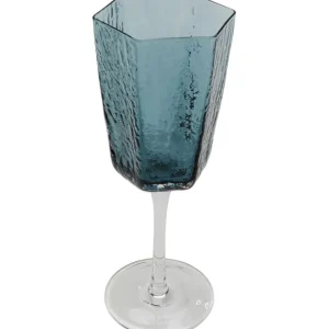 Outlet KARE Design White Wine Glass Cascata Blue