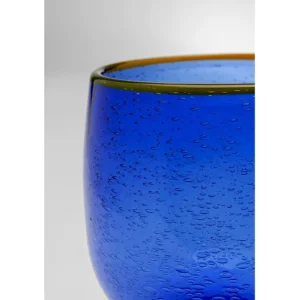 Fashion KARE Design Wine Glass Bubbles Blue